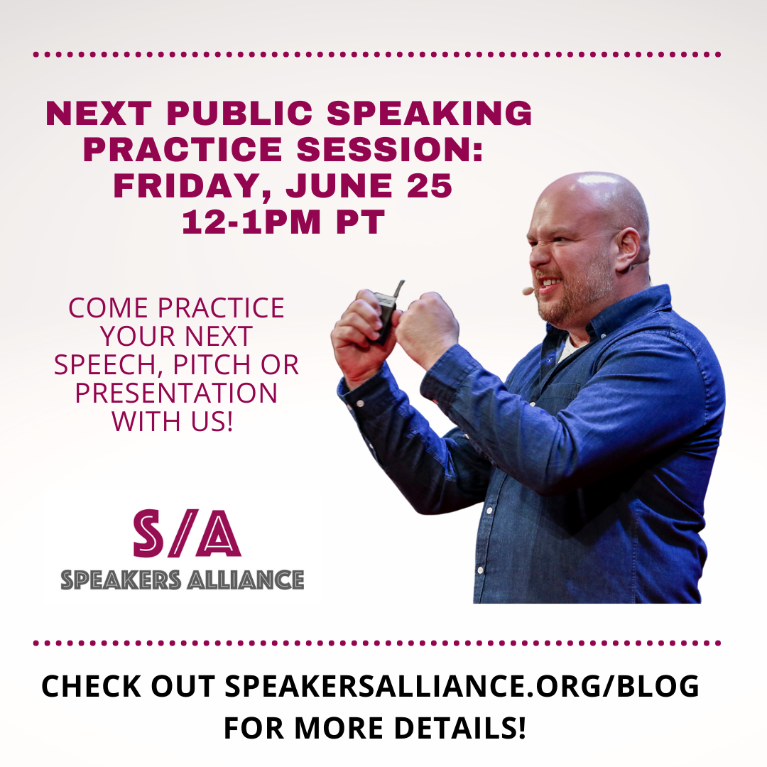 Speakers Alliance Practice Session Promo